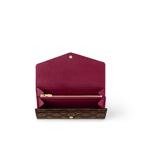 กระเป๋าสตางค์รุ่น Sarah Monogram in ผู้หญิง's กระเป๋าสตางค์และผลิตภัณฑ์เครื่องหนังขนาดเล็ก กระเป๋าสตางค์สำหรับผู้หญิง collections by Louis Vuitton (การย่อ/ขยายผลิตภัณฑ์)