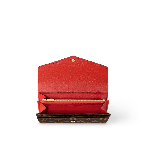 กระเป๋าสตางค์รุ่น Sarah Monogram in ผู้หญิง's กระเป๋าสตางค์และผลิตภัณฑ์เครื่องหนังขนาดเล็ก กระเป๋าสตางค์สำหรับผู้หญิง collections by Louis Vuitton (การย่อ/ขยายผลิตภัณฑ์)