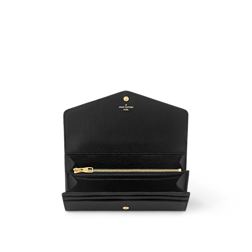 กระเป๋าสตางค์รุ่น Sarah Monogram Empreinte in ผู้หญิง's กระเป๋าสตางค์และผลิตภัณฑ์เครื่องหนังขนาดเล็ก กระเป๋าสตางค์หนังใบยาวสำหรับผู้หญิง collections by Louis Vuitton (การย่อ/ขยายผลิตภัณฑ์)