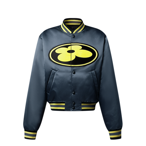 เสื้อแจ็คเก็ตบลูซงเบสบอลผ้าซาติน in ผู้ชาย's เสื้อผ้า เสื้อโค้ทกันหนาวสำหรับผู้ชาย collections by Louis Vuitton (การย่อ/ขยายผลิตภัณฑ์)