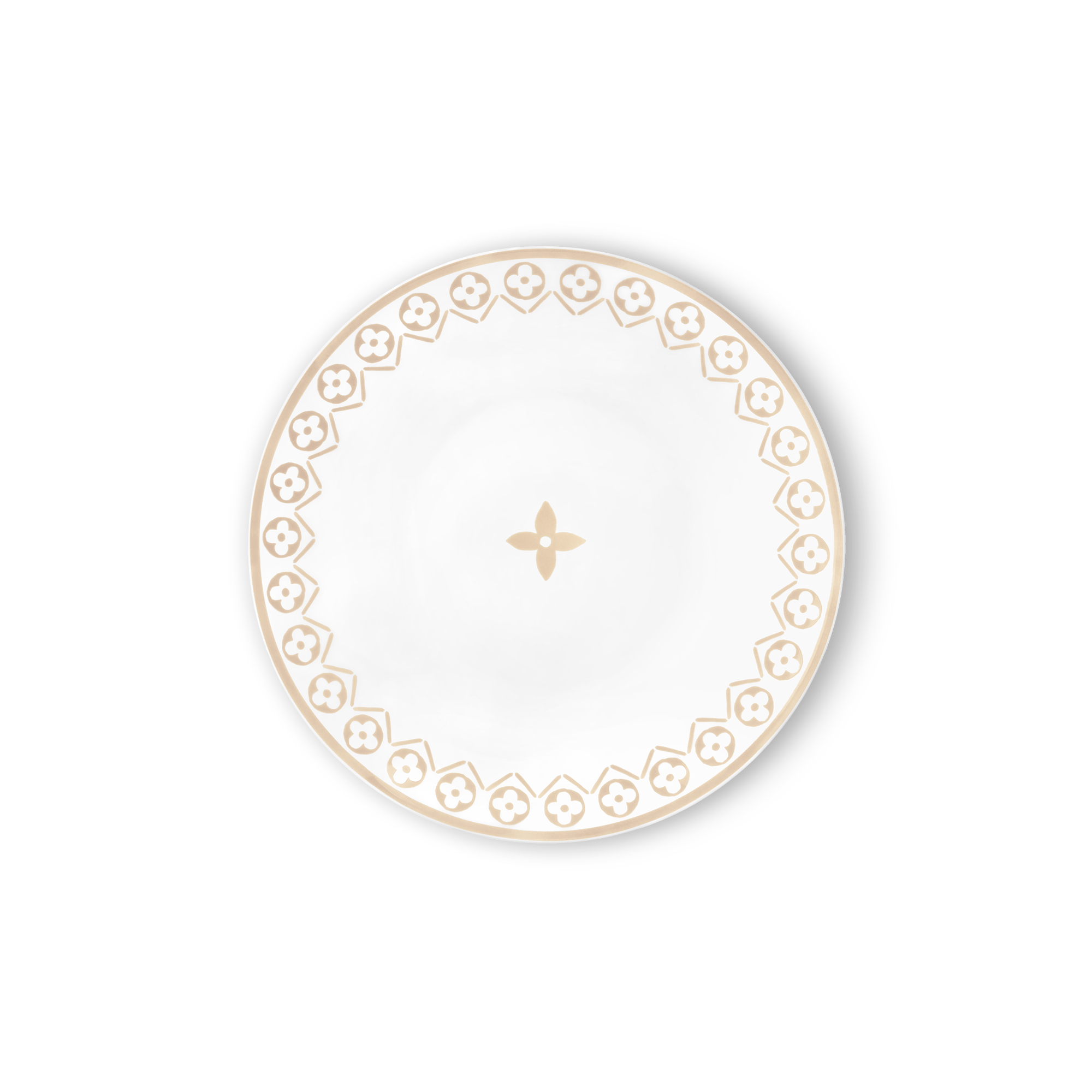 เซ็ตจานขนม Monogram Flower Tile 2 ใบ  in ทรังก์ การเดินทาง และ บ้าน