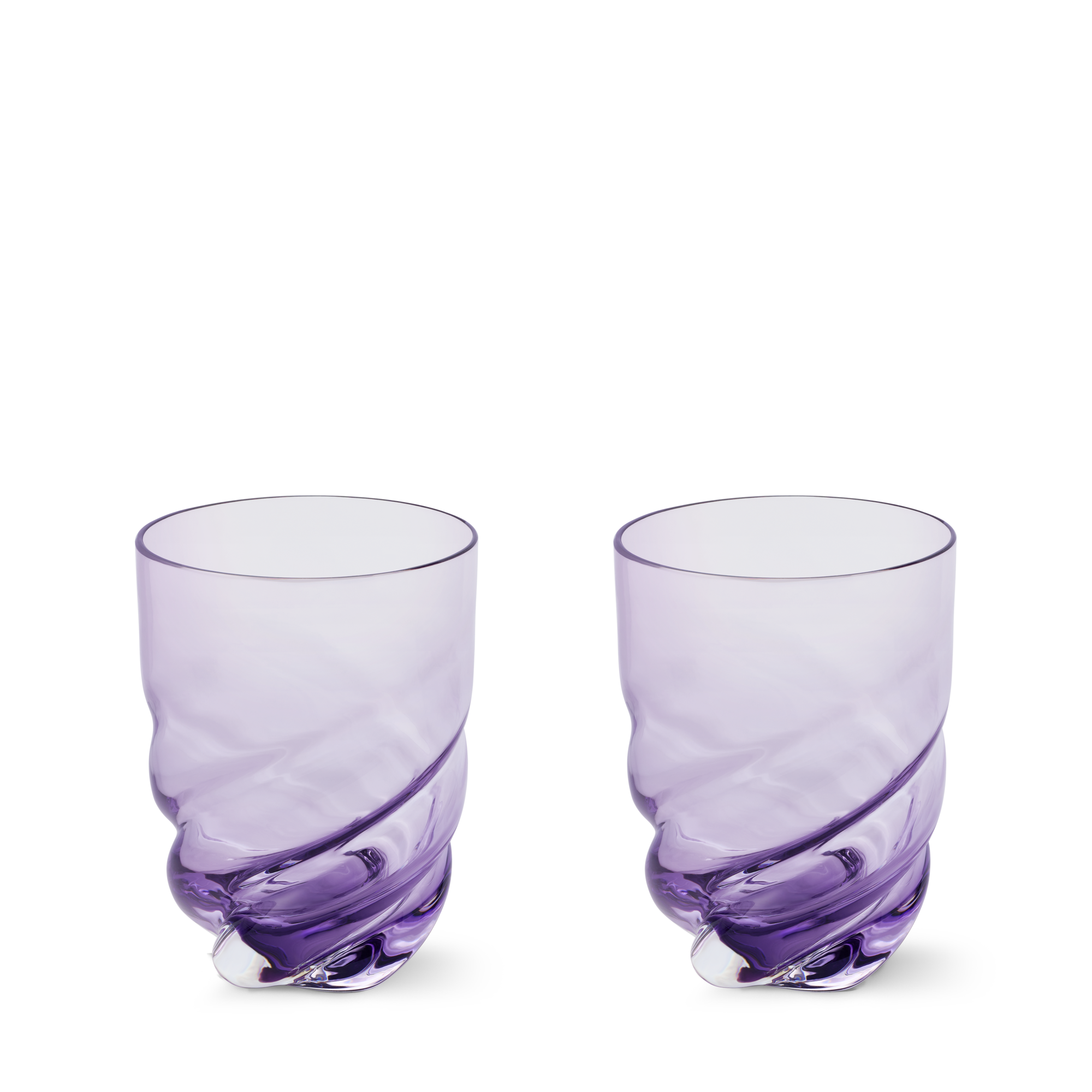 Set of 2 Twist Glasses  in ทรังก์ การเดินทาง และ บ้าน
