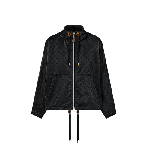 เสื้อพาร์กาตัวสั้นลาย Shiny Monogram in ผู้หญิง's เสื้อผ้า เสื้อโค้ทกันหนาวและเสื้อแจ็คเก็ตสำหรับผู้หญิง collections by Louis Vuitton (การย่อ/ขยายผลิตภัณฑ์)