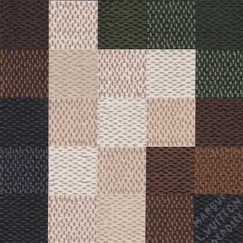 ทรังก์รุ่น Shoe Box Damoflage D16 in Les Extraordinaires's ฮาร์ดไซด์ ซีเซินเนิล collections by Louis Vuitton (การย่อ/ขยายผลิตภัณฑ์)