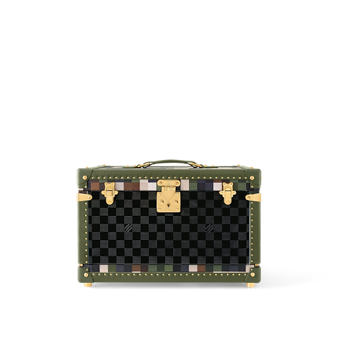 ทรังก์รุ่น Shoe Box Damoflage D16 in Les Extraordinaires's ฮาร์ดไซด์ ซีเซินเนิล collections by Louis Vuitton (การย่อ/ขยายผลิตภัณฑ์)