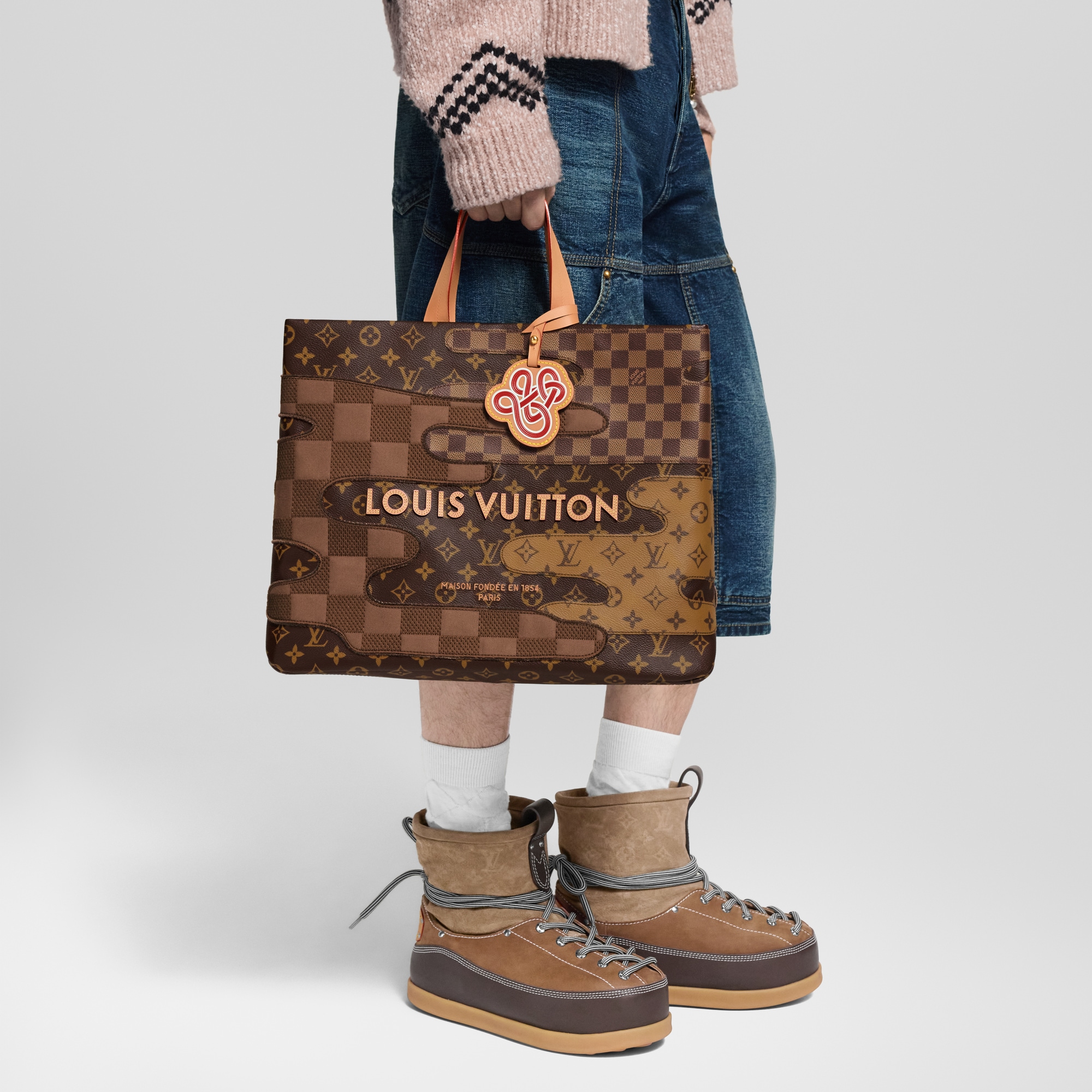 กระเป๋ารุ่น Shopper Tote MM Monogram แคนวาสประเภทอื่น in กระเป๋าและผลิตภัณฑ์เครื่องหนังขนาดเล็ก