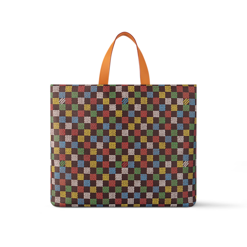 กระเป๋ารุ่น Shopper Tote MM Damier Ebene แคนวาส in กระเป๋าและผลิตภัณฑ์เครื่องหนังขนาดเล็ก's สำหรับผู้ชาย ผลิตภัณฑ์ใหม่ล่าสุด collections by Louis Vuitton (การย่อ/ขยายผลิตภัณฑ์)