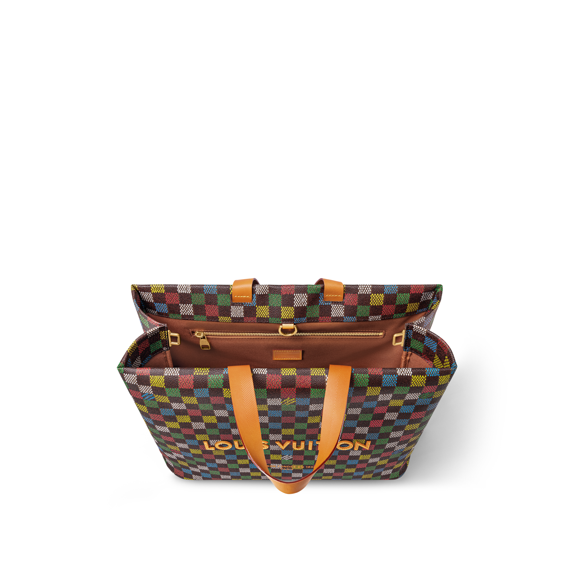 กระเป๋ารุ่น Shopper Tote MM Damier Ebene แคนวาส in กระเป๋าและผลิตภัณฑ์เครื่องหนังขนาดเล็ก
