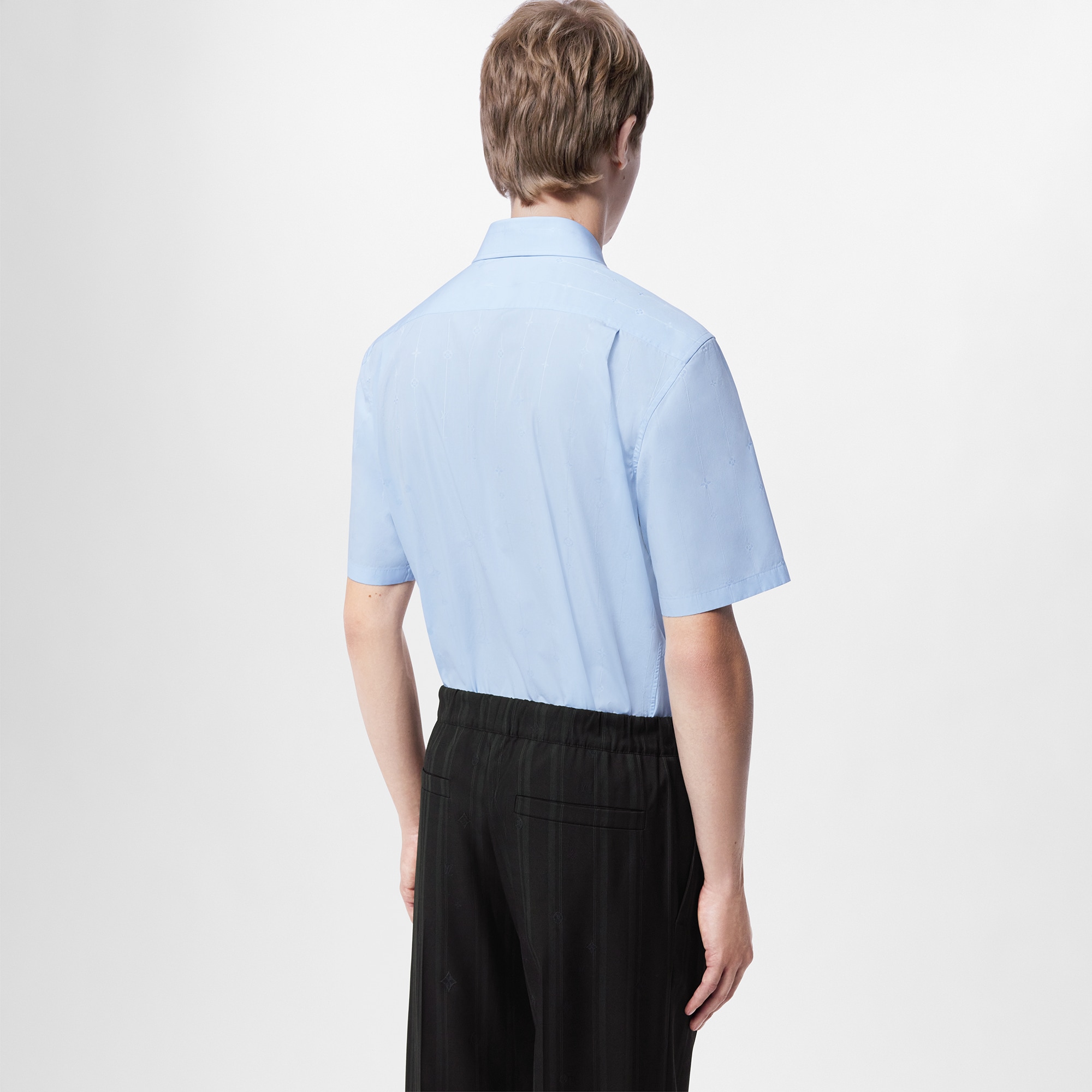 เสื้อเชิ้ตแขนสั้นผ้าคอตตอน  in ผู้ชาย