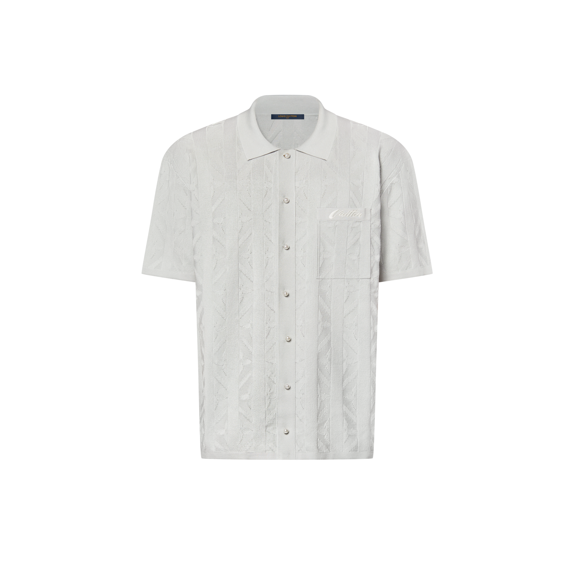 เสื้อเชิ้ตแขนสั้นผ้านิต  in ผู้ชาย