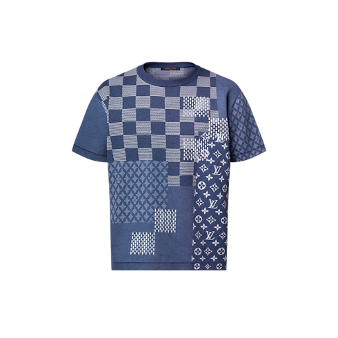 เสื้อคอกลมแขนสั้นผ้านิต in ผู้ชาย's เสื้อผ้า เสื้อผ้าสำหรับผู้ชาย collections by Louis Vuitton (การย่อ/ขยายผลิตภัณฑ์)