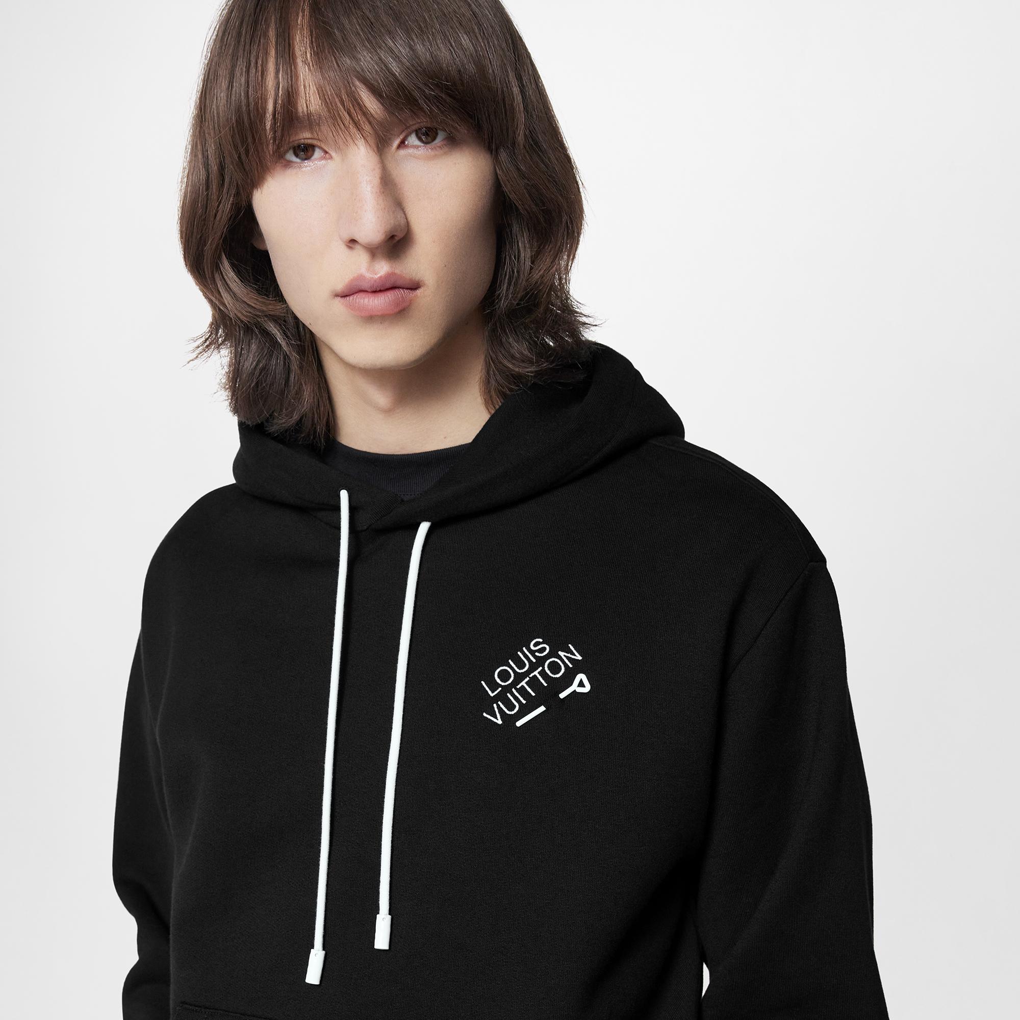 เสื้อฮู้ดปักสัญลักษณ์ Louis Vuitton  in ผู้ชาย