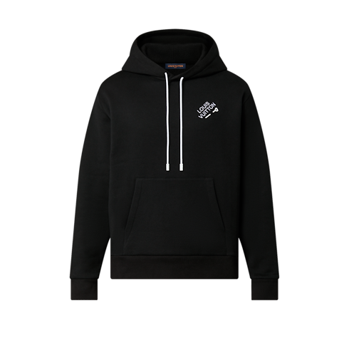 เสื้อฮู้ดปักสัญลักษณ์ Louis Vuitton in ผู้ชาย's เสื้อผ้า เสื้อสเวตเตอร์สำหรับผู้ชาย collections by Louis Vuitton (การย่อ/ขยายผลิตภัณฑ์)