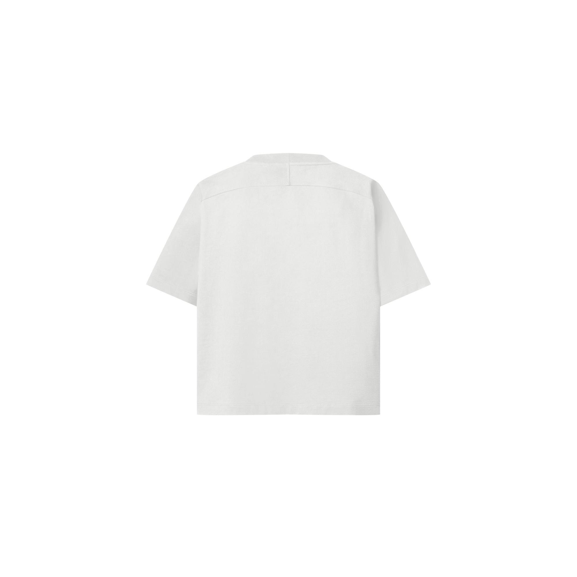 เสื้อครอปแต่งกระเป๋าเสื้อลายสัญลักษณ์  in ผู้หญิง