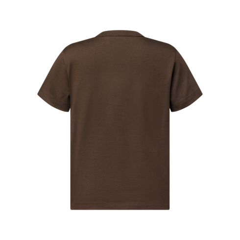 เสื้อยืดแต่งกระเป๋าเสื้อลายสัญลักษณ์ in ผู้หญิง's เสื้อผ้า เสื้อสำหรับผู้หญิง collections by Louis Vuitton (การย่อ/ขยายผลิตภัณฑ์)