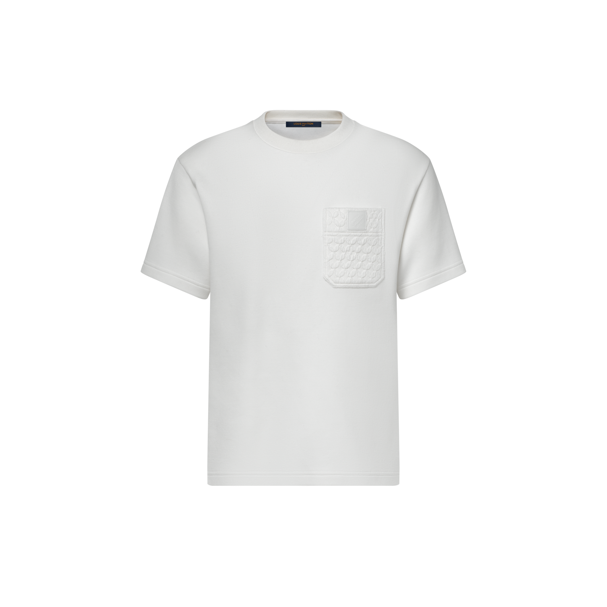 เสื้อยืดแต่งกระเป๋าเสื้อลายสัญลักษณ์  in ผู้ชาย