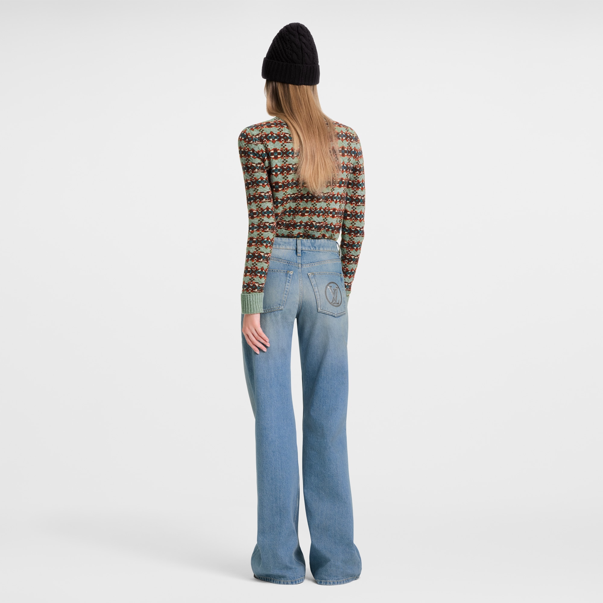 Signature Sequin Slim-Fit Jeans   in ผู้หญิง