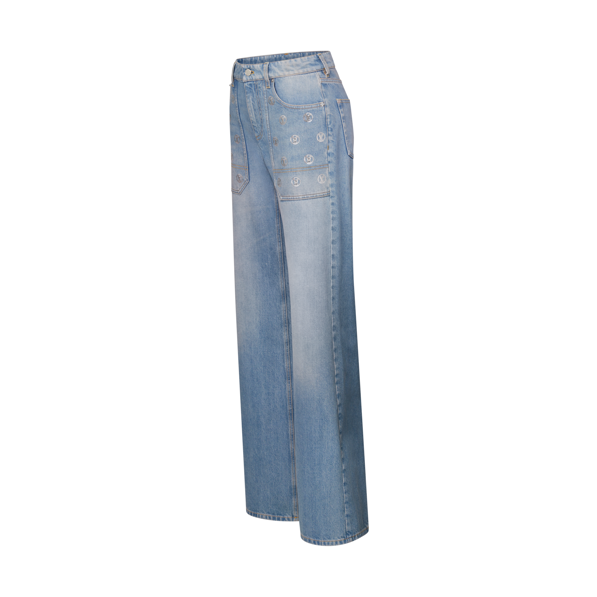 Signature Sequin Slim-Fit Jeans   in ผู้หญิง