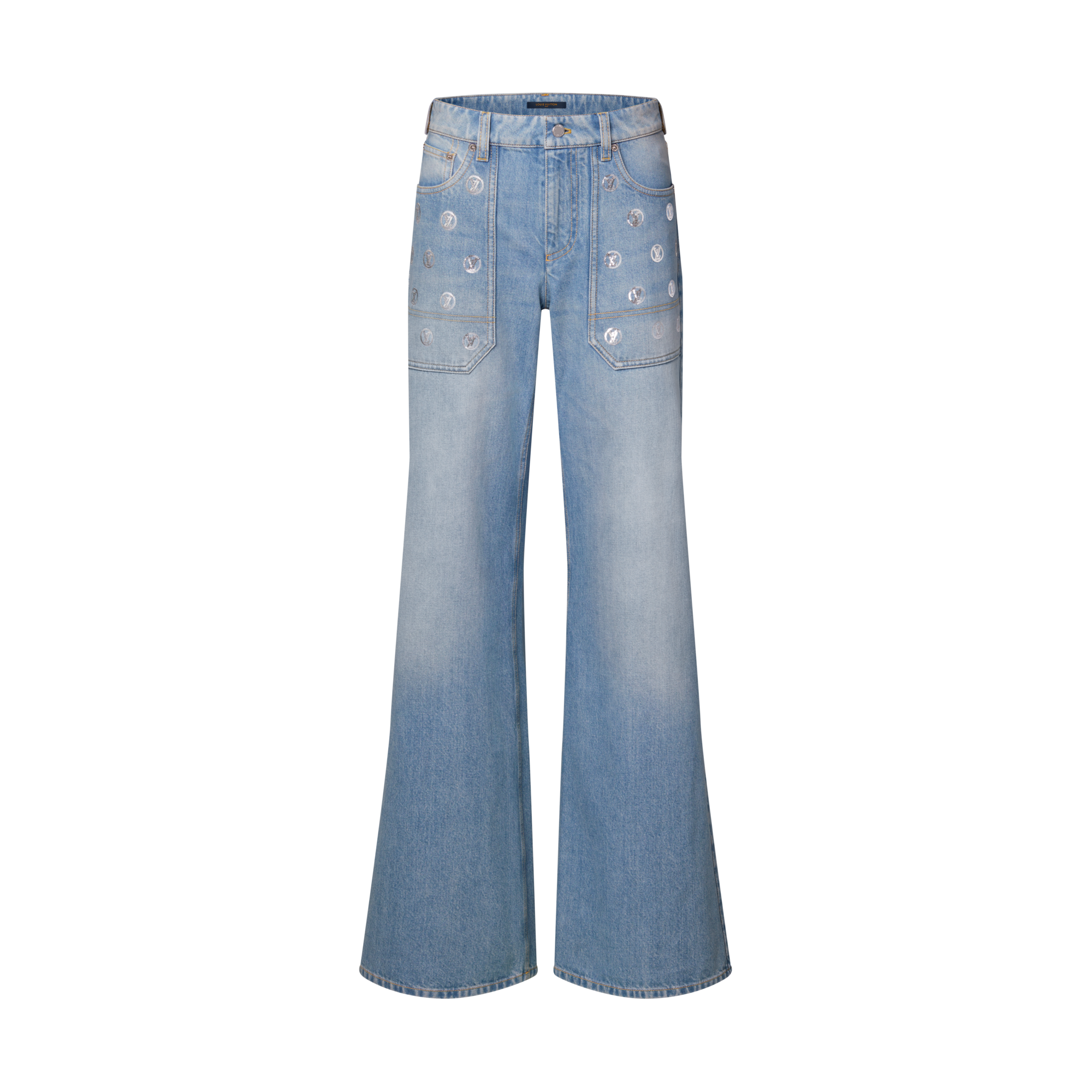 Signature Sequin Slim-Fit Jeans   in ผู้หญิง