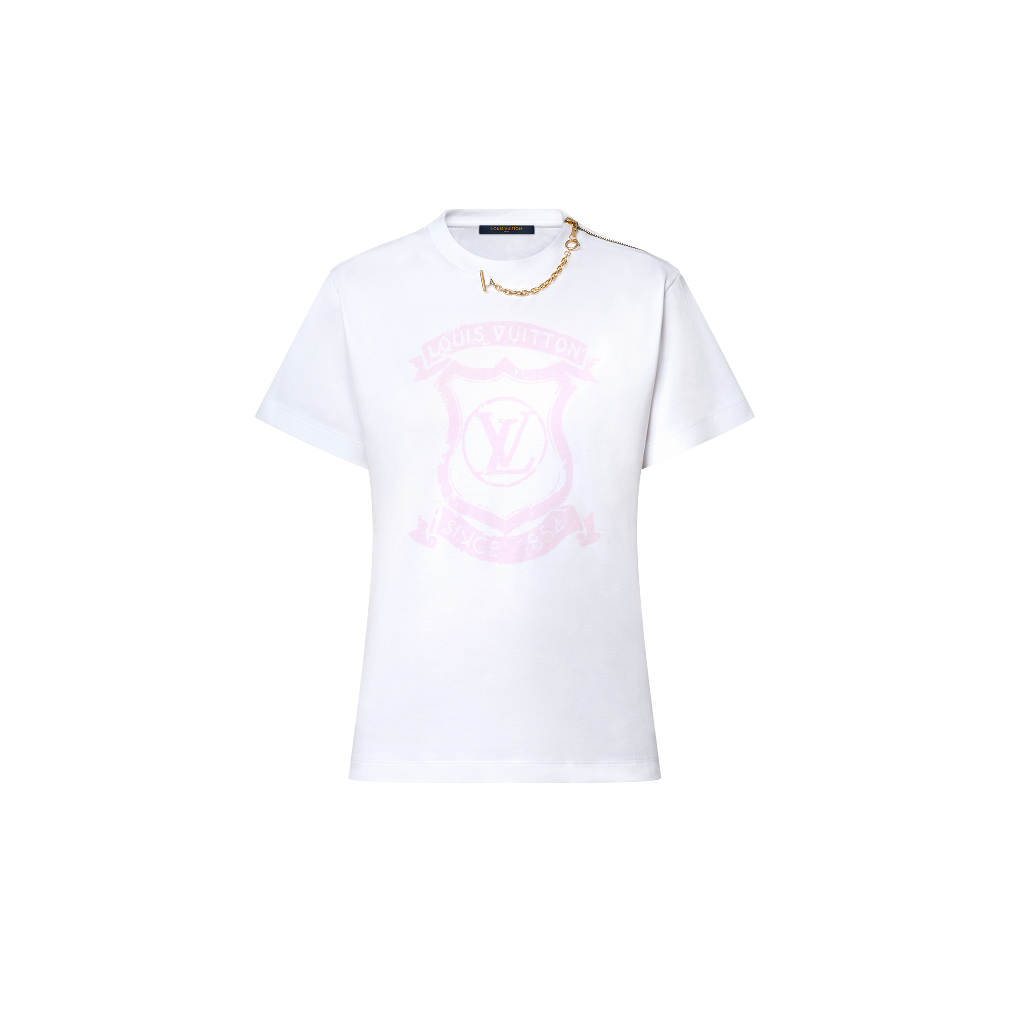 เสื้อยืดดีเทลซิปลาย Signature  in ผู้หญิง