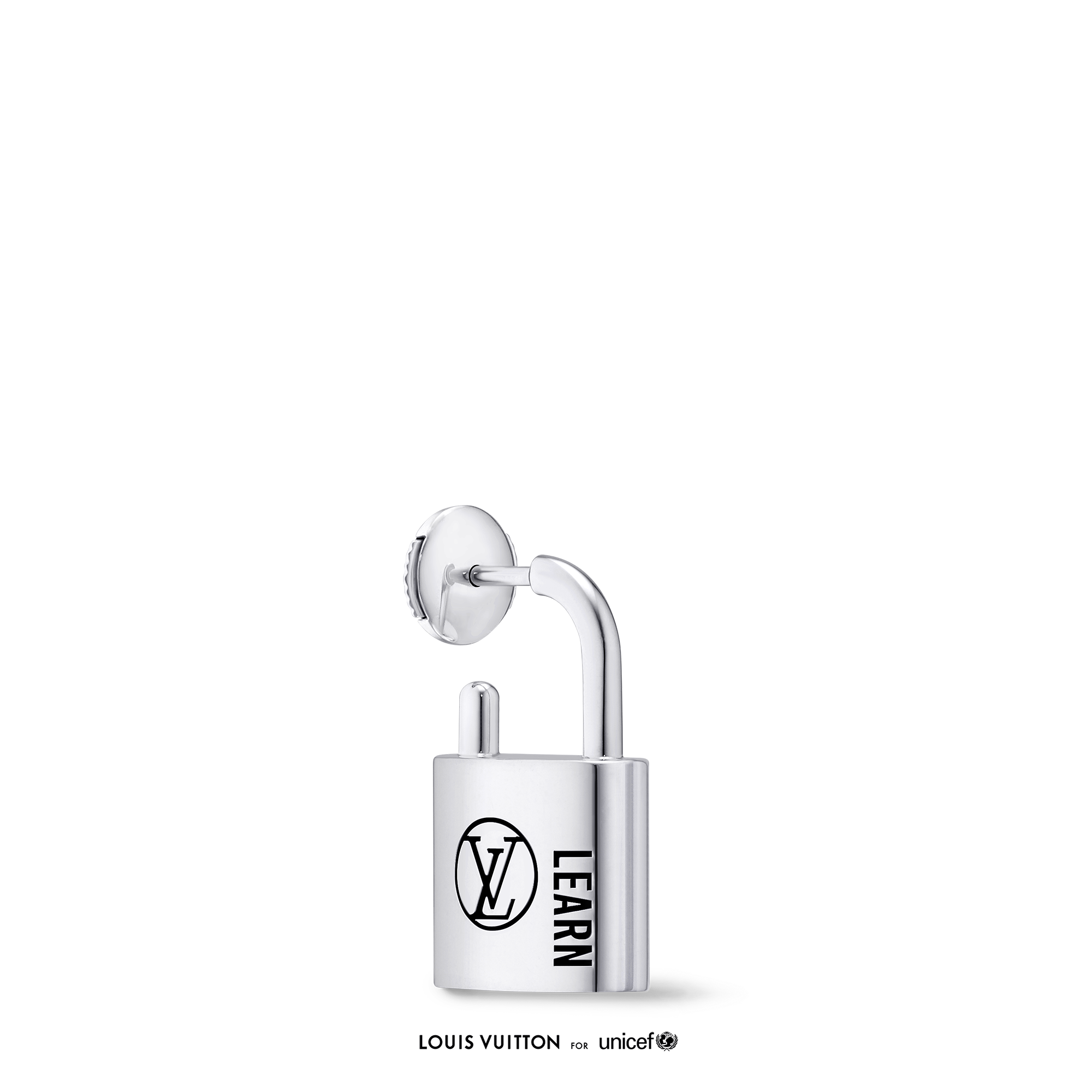 ต่างหู Silver Lockit เงินสเตอร์ลิง แลคเกอร์สีดำ  in จิวเวลรี่