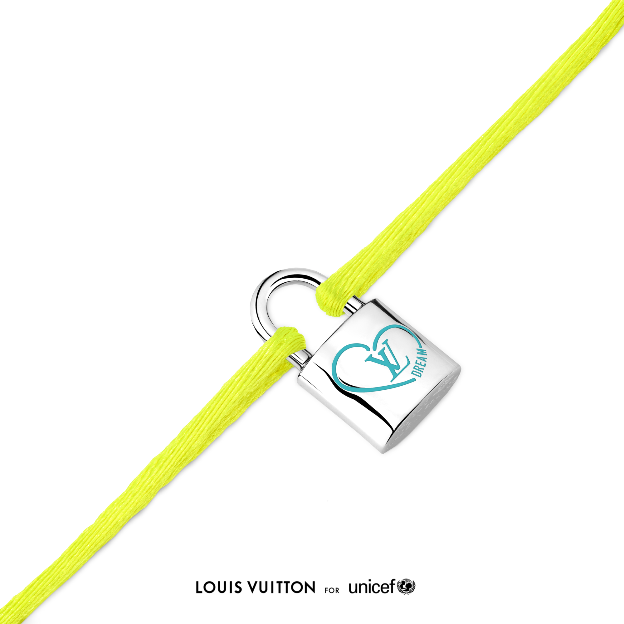 กำไลข้อมือ Silver Lockit x Felix เงินสเตอร์ลิง แลคเกอร์สีฟ้า และสายโพลีเอสเตอร์  in จิวเวลรี่