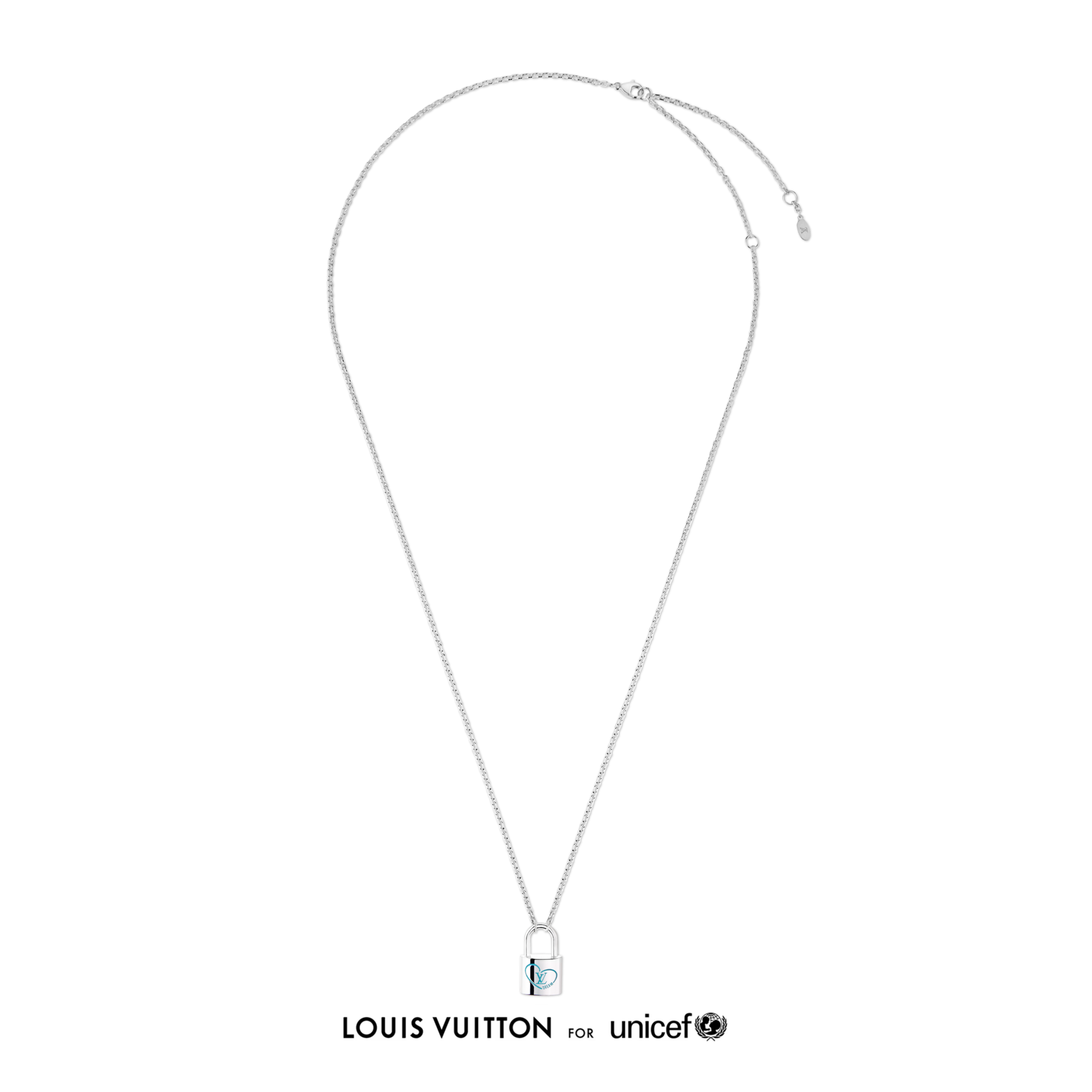 จี้ Silver Lockit x Felix เงินสเตอร์ลิงและแลคเกอร์สีฟ้า  in จิวเวลรี่