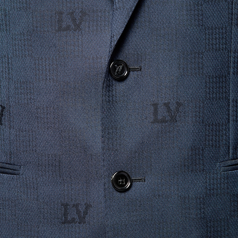 เสื้อแจ็คเก็ตกระดุมแถวเดียวทรง Pont Neuf ผ้าวูลผสม in ผู้ชาย's เสื้อผ้า เสื้อแจ็คเก็ตและเบลเซอร์สำหรับผู้ชาย collections by Louis Vuitton (การย่อ/ขยายผลิตภัณฑ์)