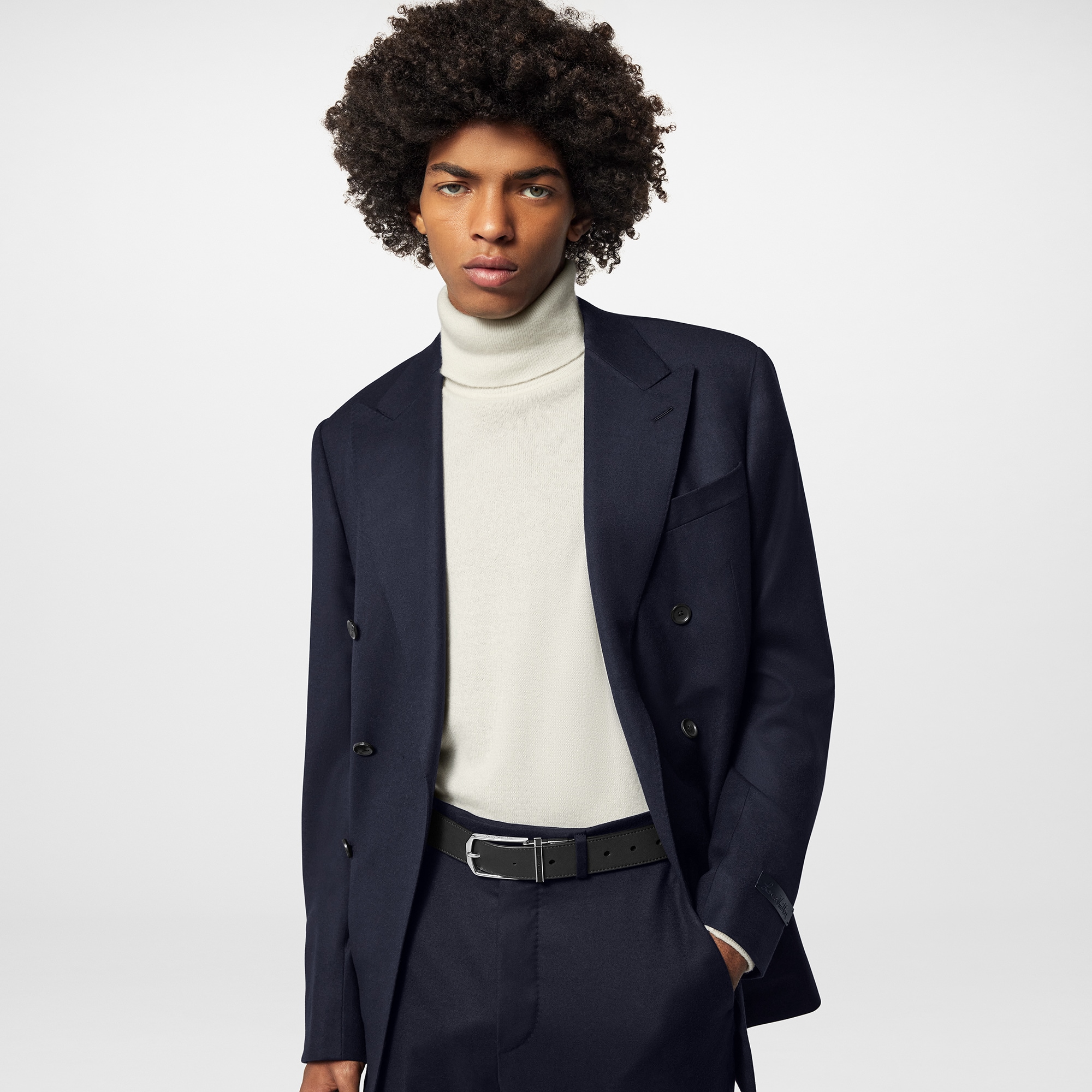 เข็มขัดรุ่น Slender ขนาด 35 มม. ใส่ได้ทั้งสองด้าน หนังประเภทอื่น in ผู้ชาย