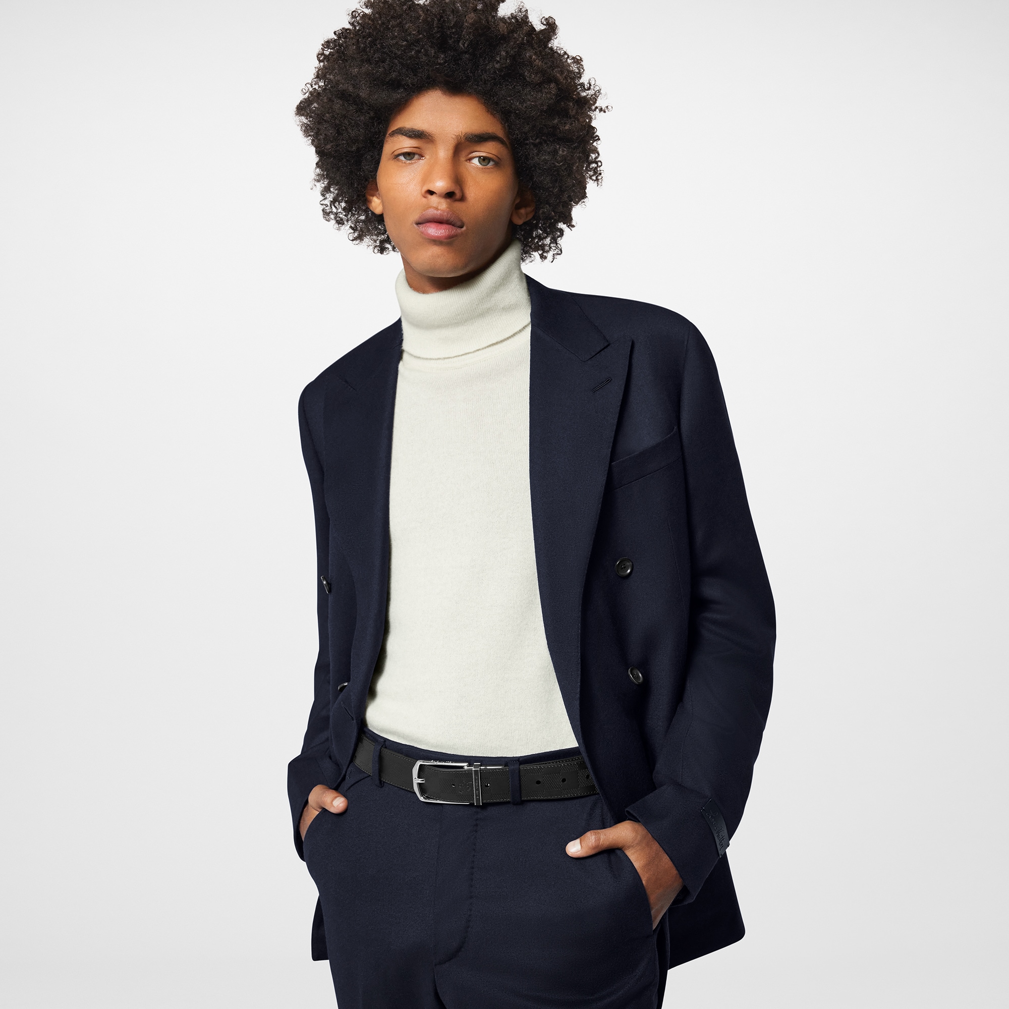 เข็มขัดรุ่น Slender ขนาด 35 มม. ใส่ได้ทั้งสองด้าน หนังประเภทอื่น in ผู้ชาย