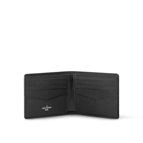 กระเป๋ารุ่น Slender Monogram Eclipse in ผู้ชาย's กระเป๋าสตางค์และผลิตภัณฑ์เครื่องหนังขนาดเล็ก กระเป๋าสตางค์สำหรับผู้ชาย collections by Louis Vuitton (การย่อ/ขยายผลิตภัณฑ์)