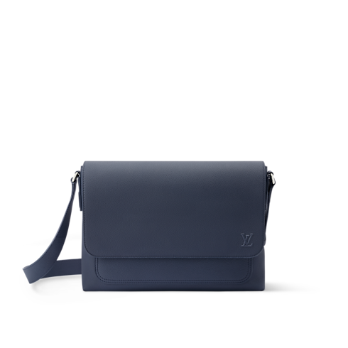 เสื้อโค้ทตัวยาวทอสองด้านแต่งกระเป๋าสัญลักษณ์เมซง in ผู้ชาย's เสื้อผ้า เสื้อโค้ทกันหนาวสำหรับผู้ชาย collections by Louis Vuitton