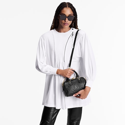 กระเป๋ารุ่น Speedy Bandoulière 20 Monogram Empreinte in ผู้หญิง's กระเป๋าถือ กระเป๋าถือสำหรับผู้หญิง collections by Louis Vuitton (การย่อ/ขยายผลิตภัณฑ์)