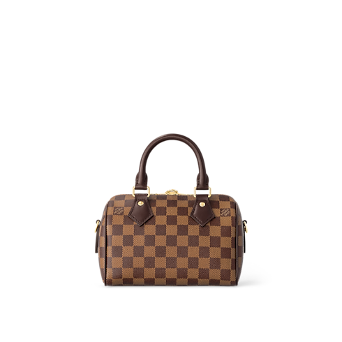 กระเป๋ารุ่น Speedy Bandoulière 20 Damier Ebene in ผู้หญิง's กระเป๋าถือ กระเป๋าถือสำหรับผู้หญิง collections by Louis Vuitton (การย่อ/ขยายผลิตภัณฑ์)