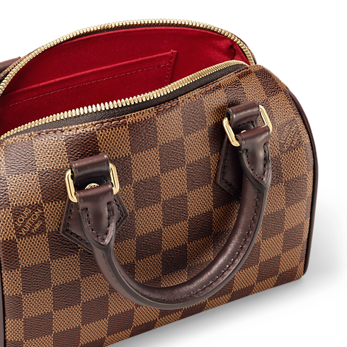 กระเป๋ารุ่น Speedy Bandoulière 20 Damier Ebene in ผู้หญิง's กระเป๋าถือ กระเป๋าถือสำหรับผู้หญิง collections by Louis Vuitton (การย่อ/ขยายผลิตภัณฑ์)