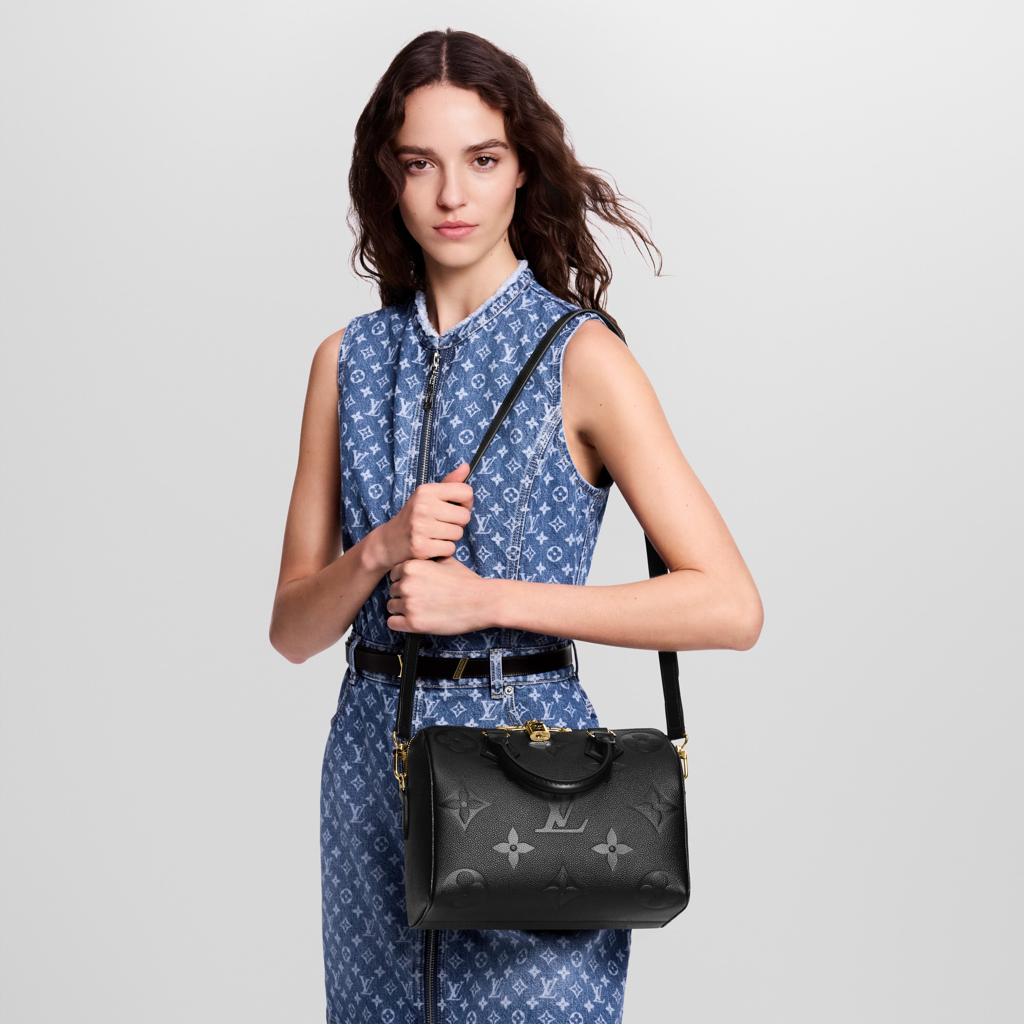 กระเป๋ารุ่น Speedy Bandoulière 25 Monogram Empreinte in ผู้หญิง