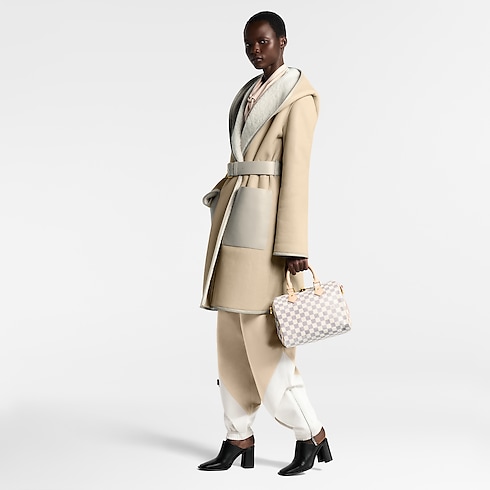 กระเป๋ารุ่น Speedy Bandoulière 25 Damier Azur in ผู้หญิง's กระเป๋าถือ กระเป๋าถือสำหรับผู้หญิง collections by Louis Vuitton (การย่อ/ขยายผลิตภัณฑ์)