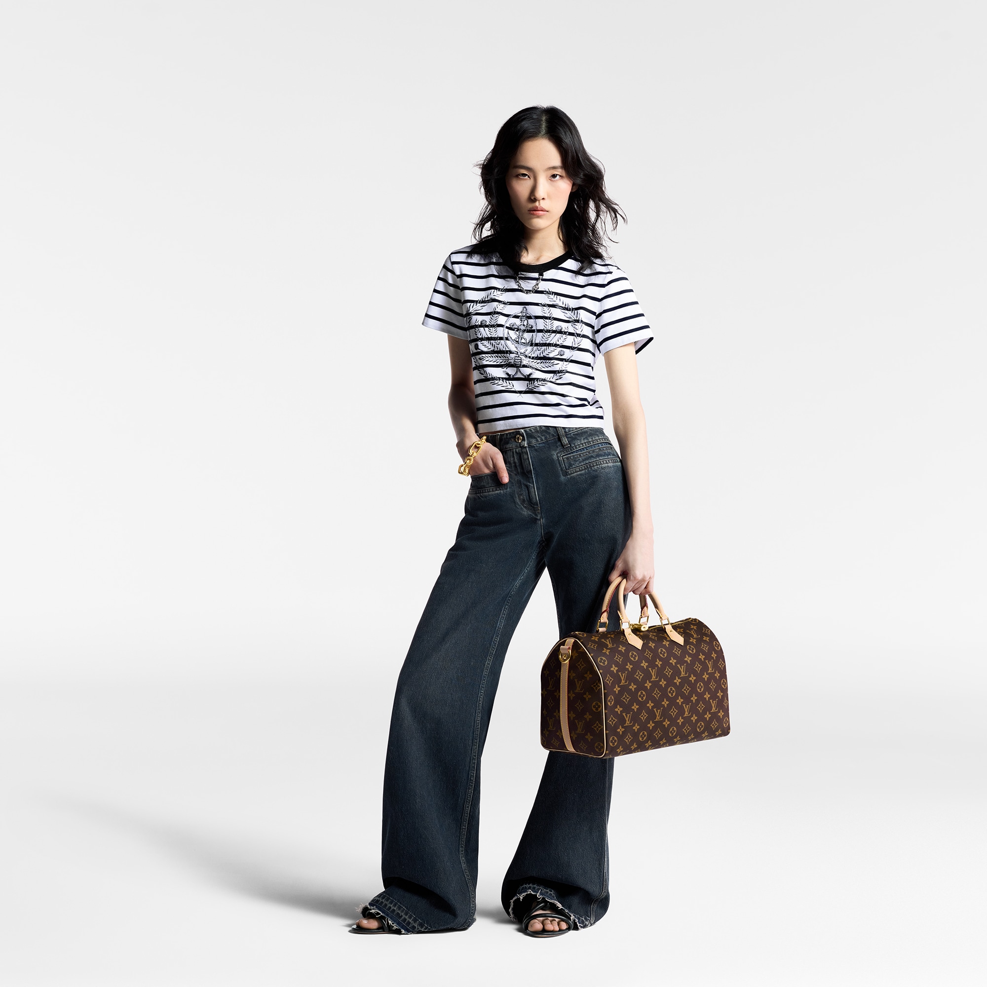 กระเป๋ารุ่น Speedy Bandoulière 35 Monogram in ผู้หญิง