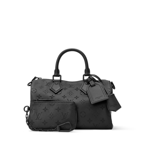 กระเป๋ารุ่น Speedy P9 Bandoulière 25 H40 in Les Extraordinaires's ผลิตภัณฑ์เครื่องหนังและการท่องเที่ยว Speedy P9 collections by Louis Vuitton (การย่อ/ขยายผลิตภัณฑ์)
