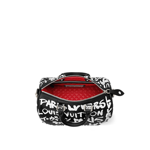 กระเป๋ารุ่น Speedy P9 Bandoulière 30 Scribble Monogram ประเภทอื่น in ผู้ชาย's กระเป๋า กระเป๋ารุ่น Speedy P9 collections by Louis Vuitton (การย่อ/ขยายผลิตภัณฑ์)