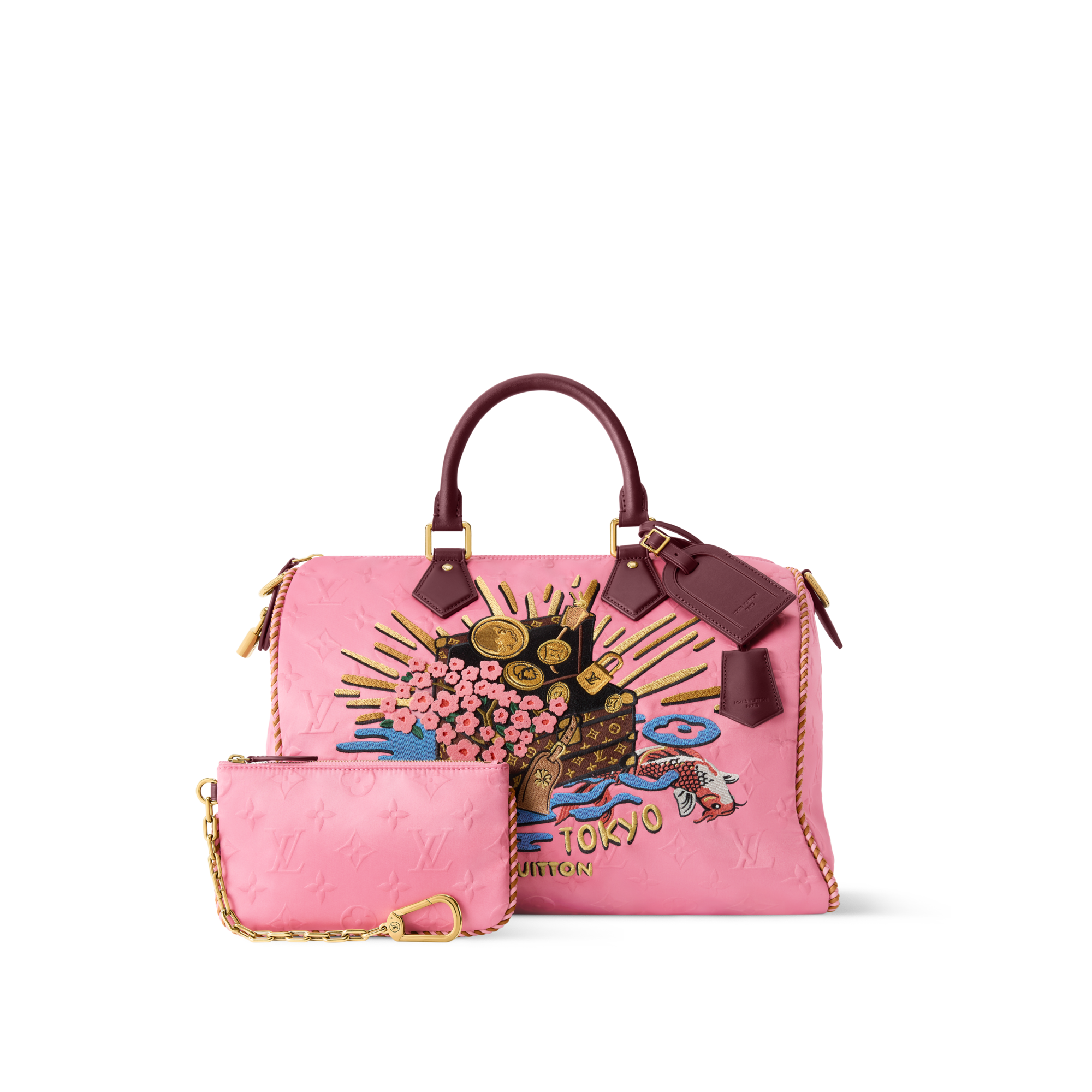 กระเป๋ารุ่น Speedy P9 Bandoulière 40 Monogram แคนวาสประเภทอื่น in ผู้ชาย