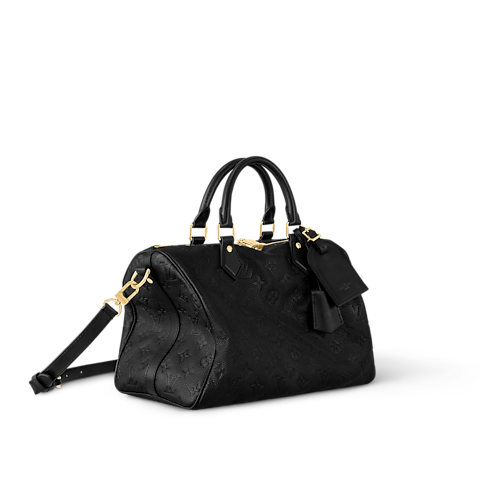 กระเป๋ารุ่น Speedy Soft 30 Monogram Empreinte in กระเป๋าและผลิตภัณฑ์เครื่องหนังขนาดเล็ก's สำหรับผู้หญิง ไอคอนิก collections by Louis Vuitton (การย่อ/ขยายผลิตภัณฑ์)