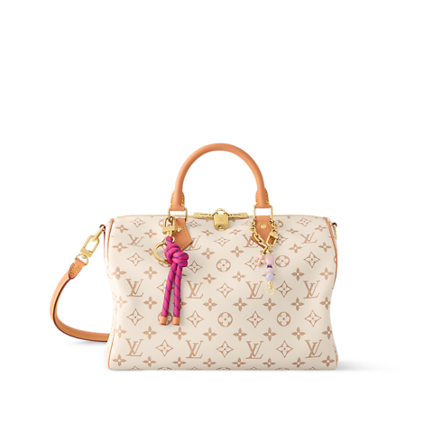 กระเป๋ารุ่น Speedy Soft 30 Lucky Monogram แคนวาสประเภทอื่น in กระเป๋าและผลิตภัณฑ์เครื่องหนังขนาดเล็ก's สำหรับผู้หญิง ไอคอนิก collections by Louis Vuitton (การย่อ/ขยายผลิตภัณฑ์)
