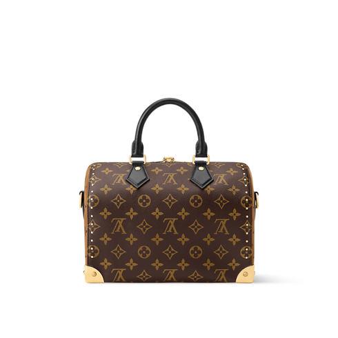 กระเป๋ารุ่น Speedy Trunk 25 Monogram in กระเป๋าและผลิตภัณฑ์เครื่องหนังขนาดเล็ก's สำหรับผู้หญิง ไอคอนิก collections by Louis Vuitton (การย่อ/ขยายผลิตภัณฑ์)
