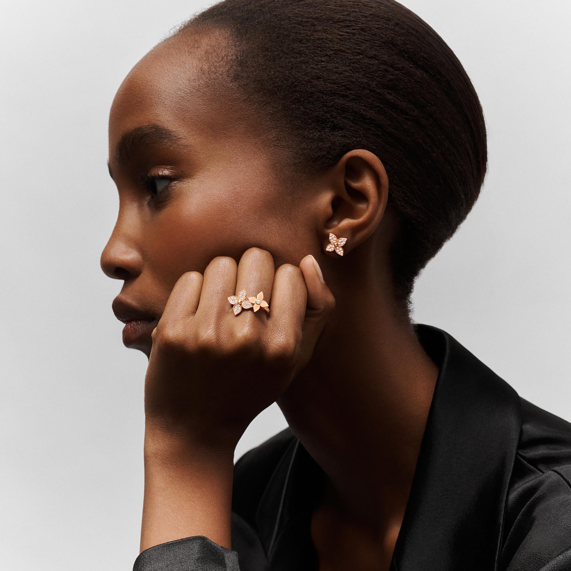 แหวน Star Blossom พิงค์โกลด์และเพชร  in จิวเวลรี่