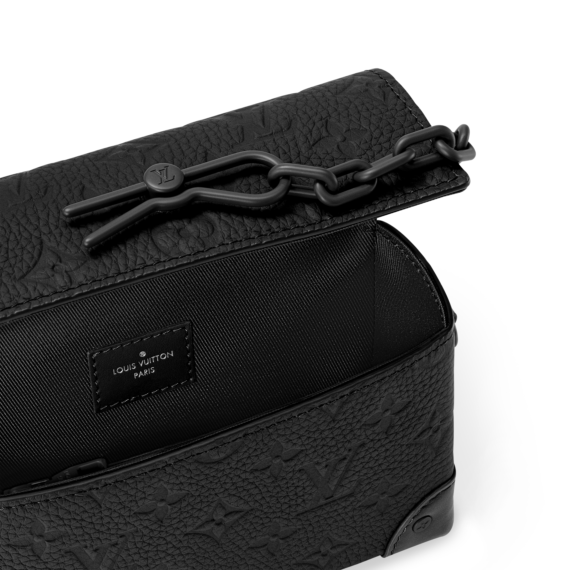 กระเป๋าสตางค์แบบสะพายรุ่น Steamer หนัง Taurillon ลาย Monogram  in ผู้ชาย