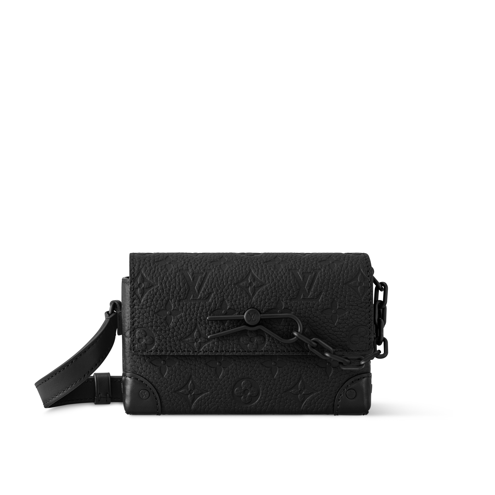 กระเป๋าสตางค์แบบสะพายรุ่น Steamer หนัง Taurillon ลาย Monogram  in ผู้ชาย