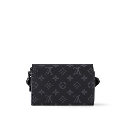 กระเป๋าสตางค์แบบสะพายรุ่น Steamer Monogram Eclipse in ผู้ชาย's กระเป๋า All Collections collections by Louis Vuitton (การย่อ/ขยายผลิตภัณฑ์)