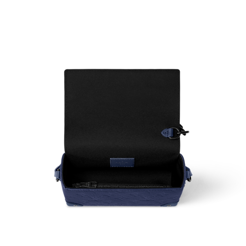 กระเป๋าสตางค์แบบสะพายรุ่น Steamer Taurillon Monogram in กระเป๋าและผลิตภัณฑ์เครื่องหนังขนาดเล็ก's สำหรับผู้ชาย ผลิตภัณฑ์ใหม่ล่าสุด collections by Louis Vuitton (การย่อ/ขยายผลิตภัณฑ์)