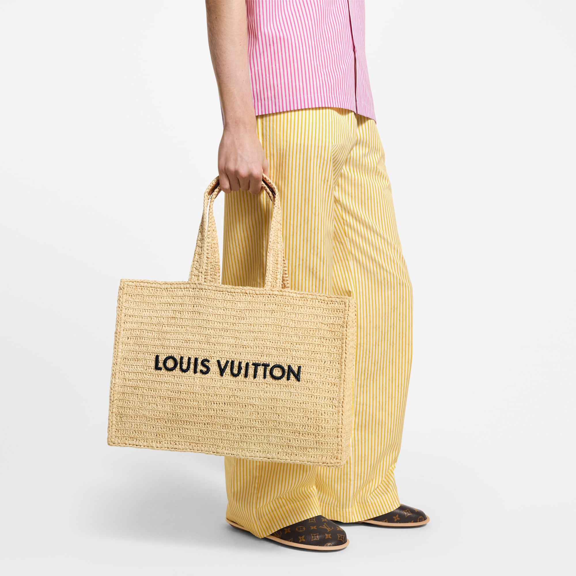 กระเป๋ารุ่น Summer Shopper Tote MM แคนวาสประเภทอื่น in กระเป๋าและผลิตภัณฑ์เครื่องหนังขนาดเล็ก
